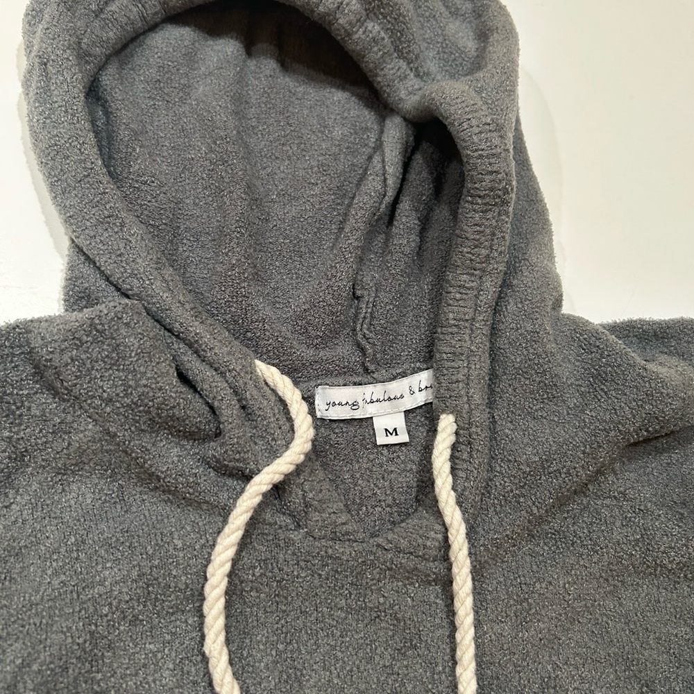 Young Fabulous & Broke Gray Women's Hoodie